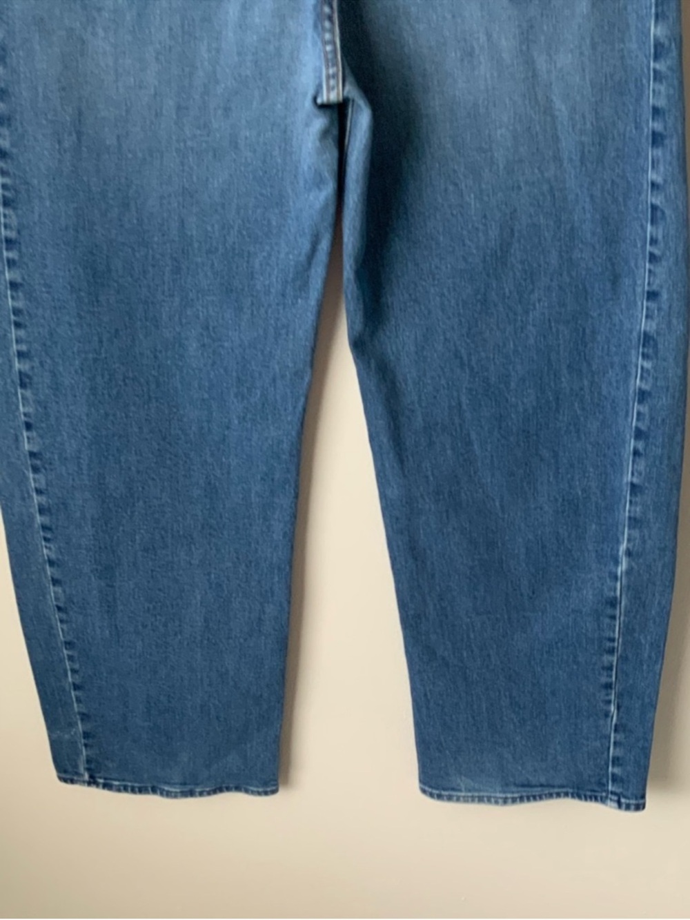 MOTHER SUPERIOR Jeans Full-Pipe Flood It’s a Small World Blue Size 27 - Picture 6 of 13